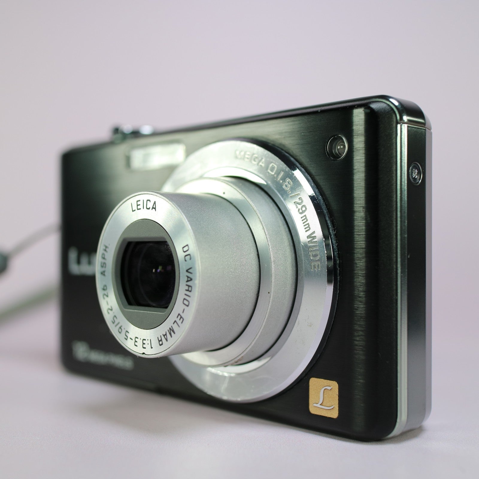 Panasonic Lumix DMC-FS15 12.1MP Digital Camera Black Tested Full Working Set