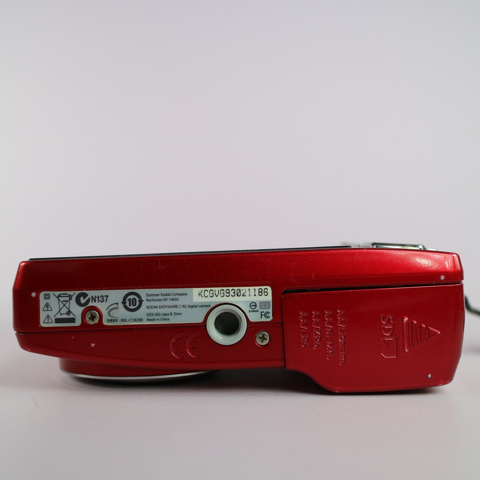 Kodak Digital Camera EasyShare C182 12.0MP Red Tested