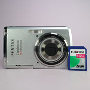 Pentax Digital Camera Optio E60 10.1MP Silver Tested