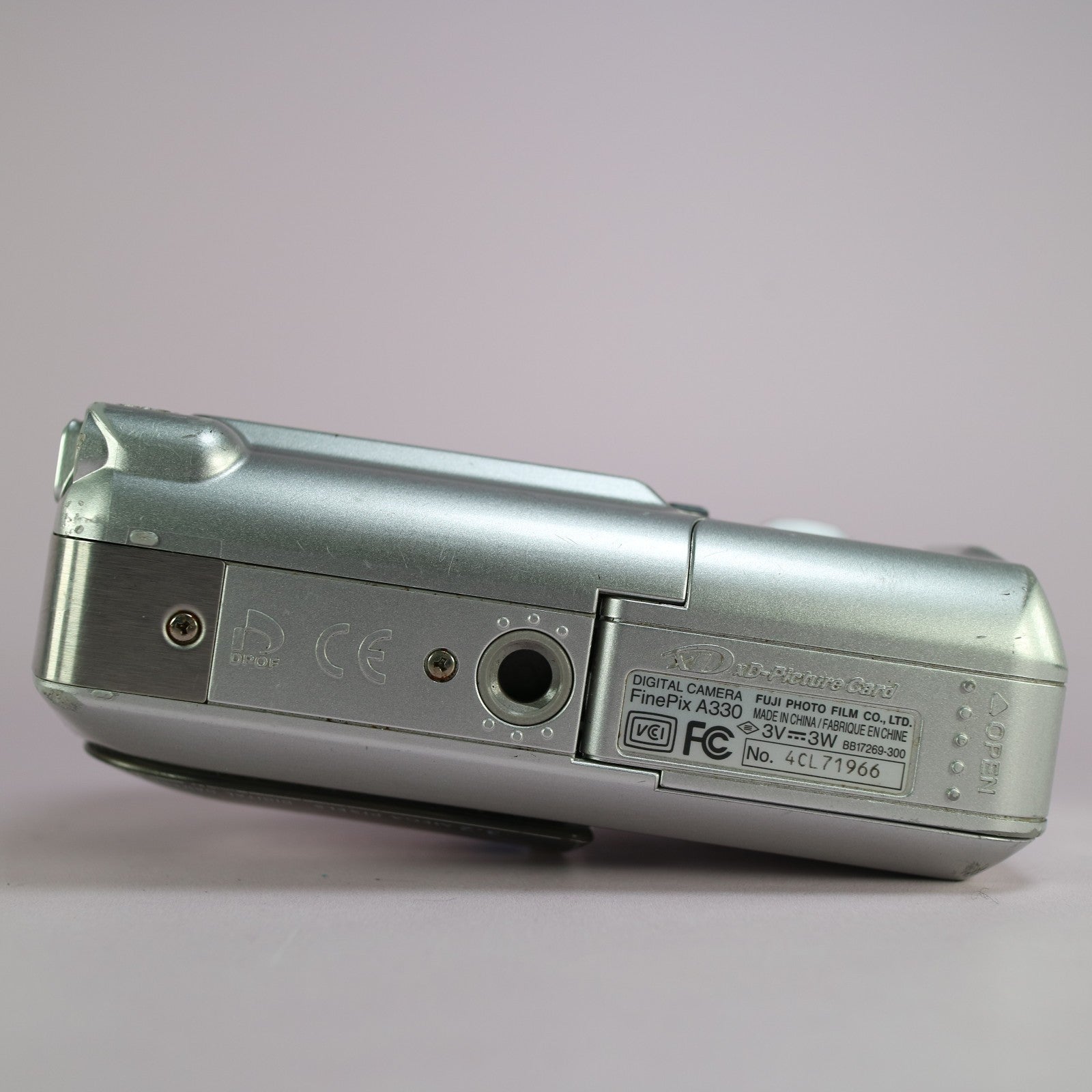 Fujifilm Digital Camera FinePix A330 3.2MP Silver Tested