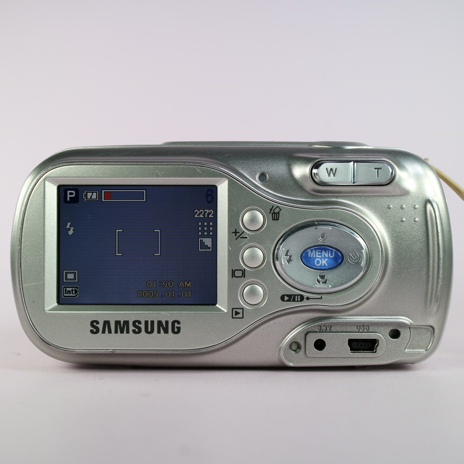 Samsung Digital Camera Digimax A4 4.0MP Silver Tested