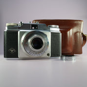 Agfa Silette Prontor-SVS Leaf Shutter 35mm Film Camera Silver Tested