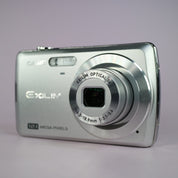 Casio Digital Camera Exilim EX-Z35 12.1MP Silver Tested Full Working Set