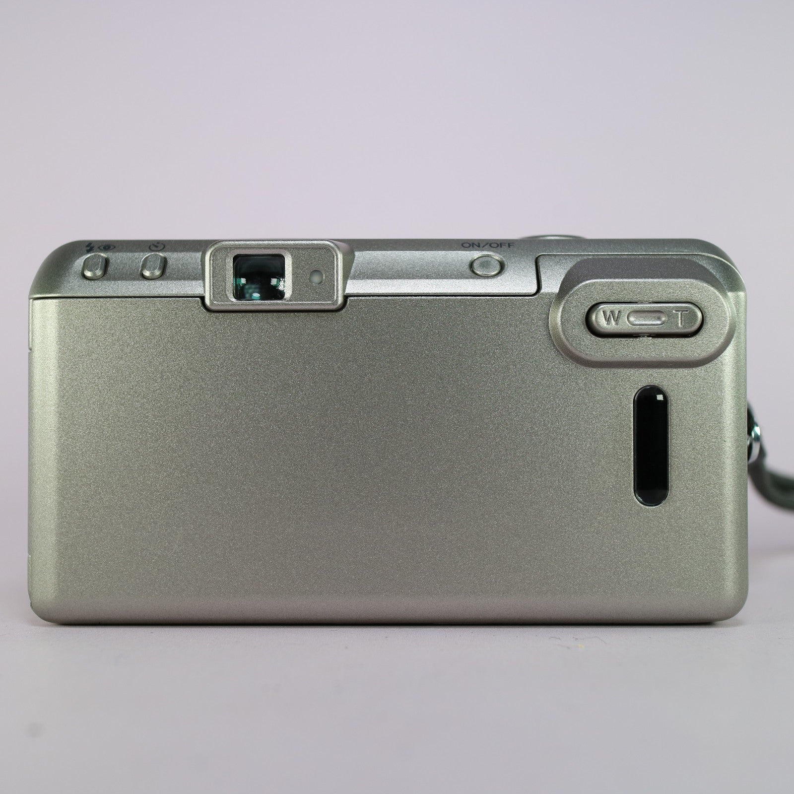 Minolta Riva Zoom 115 35mm Film Point and Shoot Camera Silver Tested