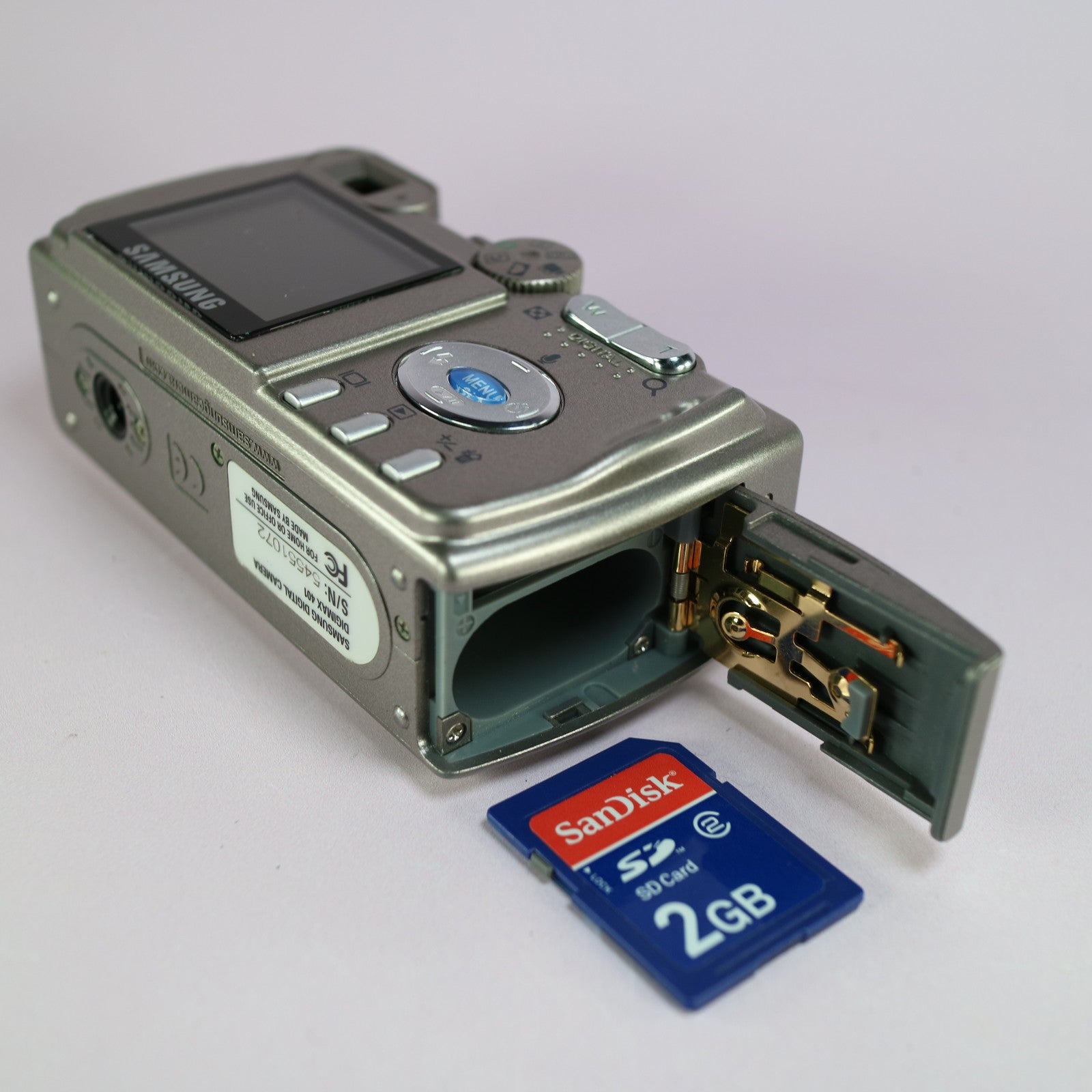 Samsung Digital Camera Digimax 401 4.0MP Silver Tested
