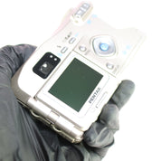 Pentax Digital Camera Optio 330GS 3.2MP Silver Flip Screen Tested
