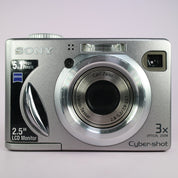 Sony Digital Camera Cybershot DSC-W5 5.1MP Silver Tested