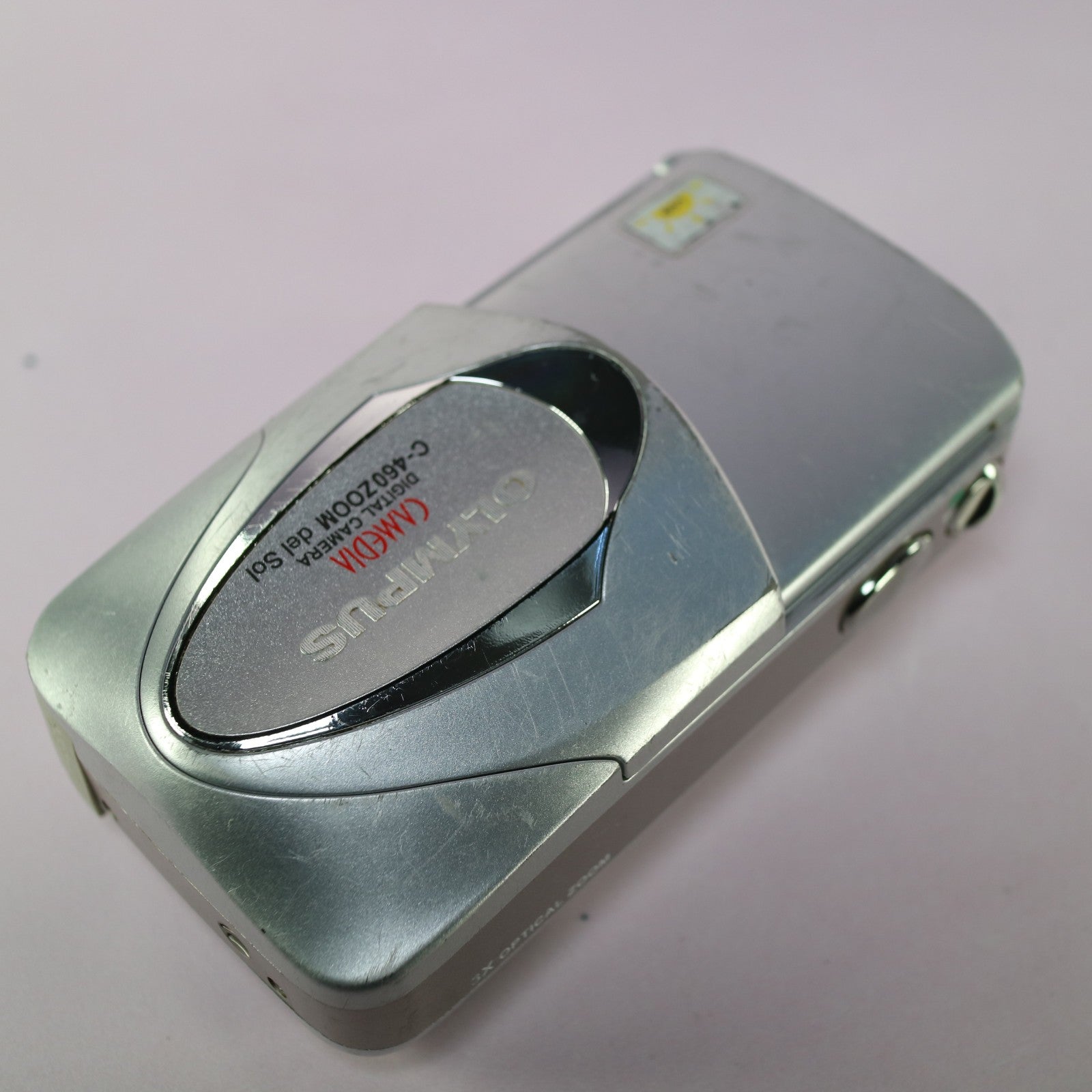 Olympus Digital Camera Camedia C-460 Zoom Del Sol 4.0MP Silver Tested W/ xD Card