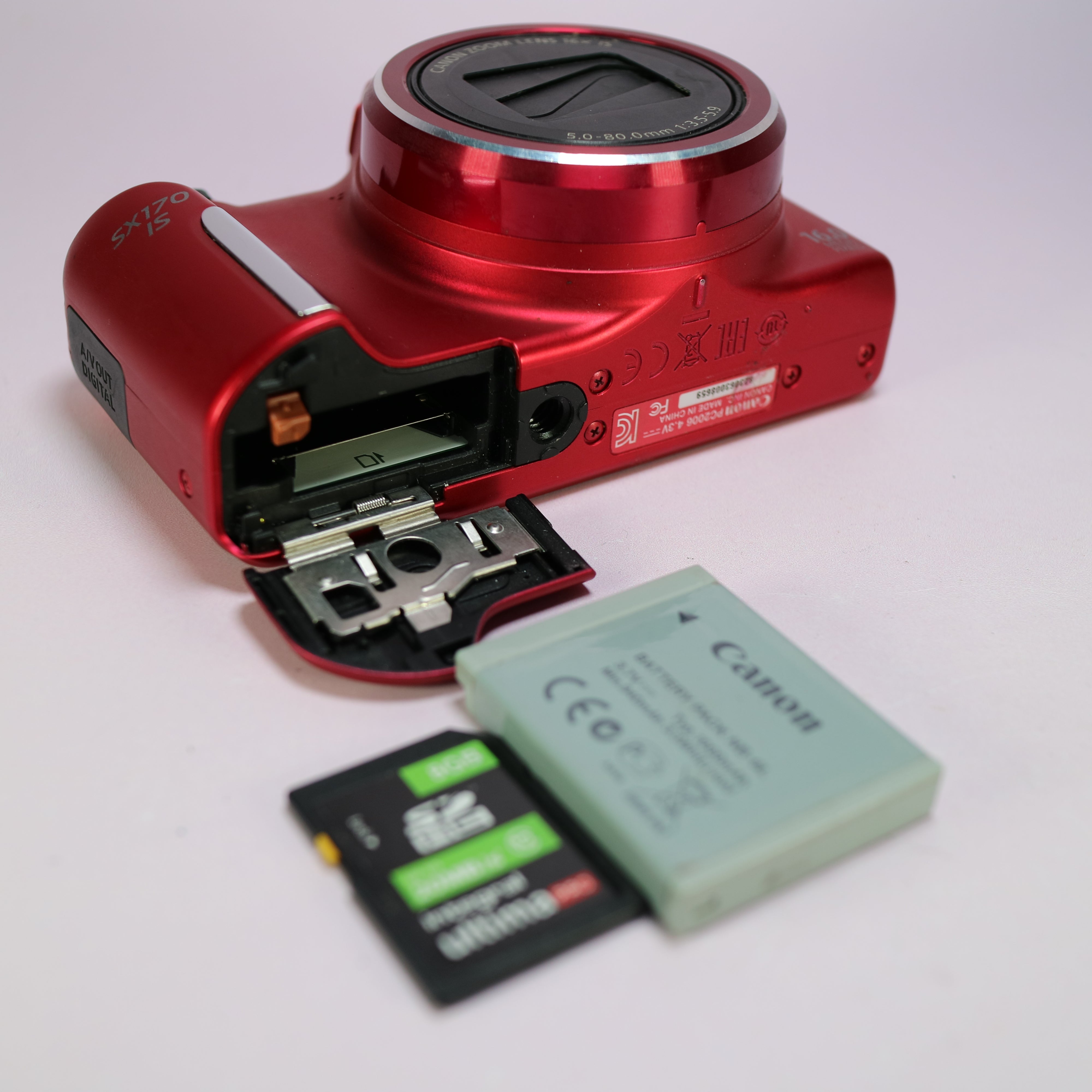 Canon PowerShot SX170 IS 16.0MP CCD Compact Digital Camera