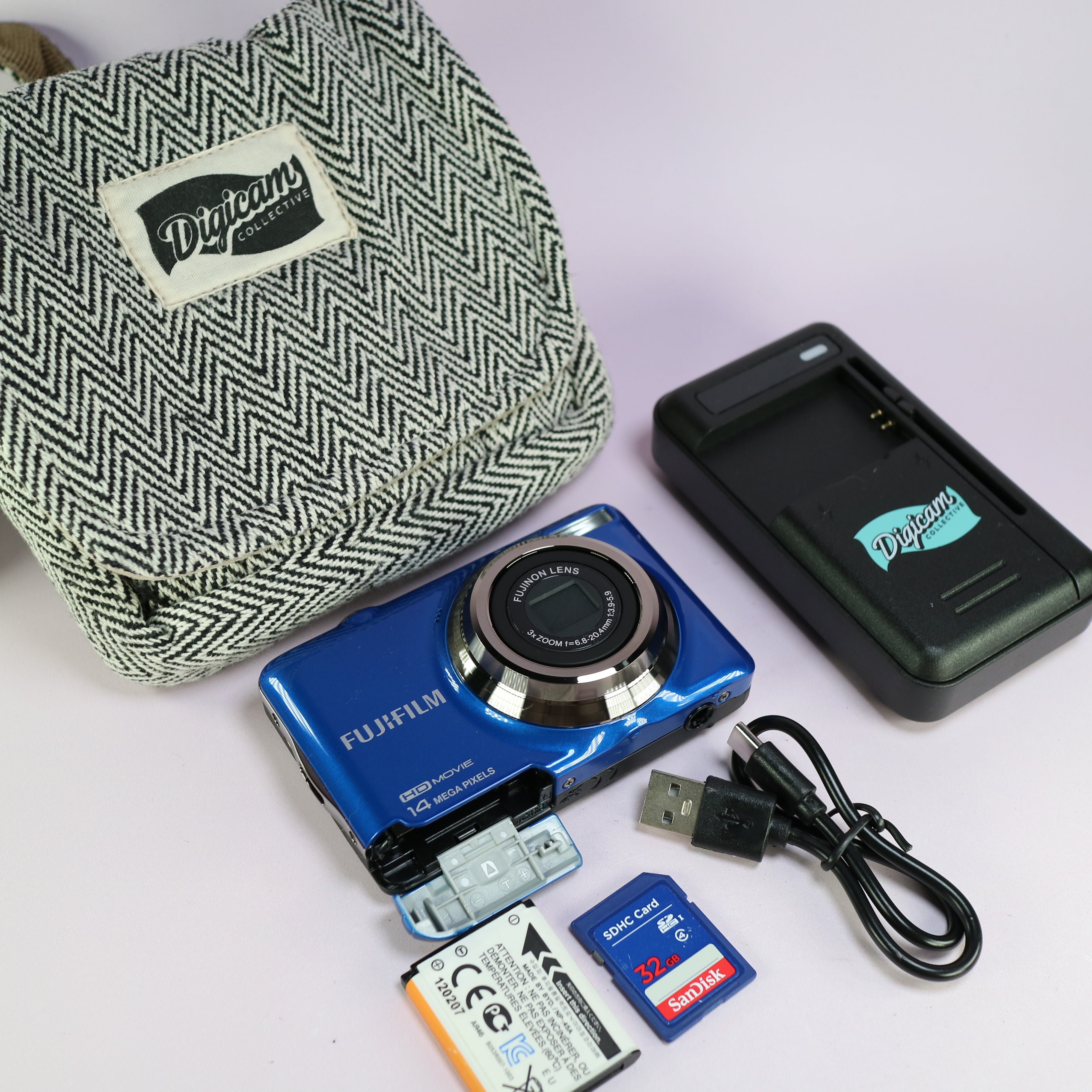 Fujifilm FinePix JV500 14.0MP CCD Compact Digital Camera