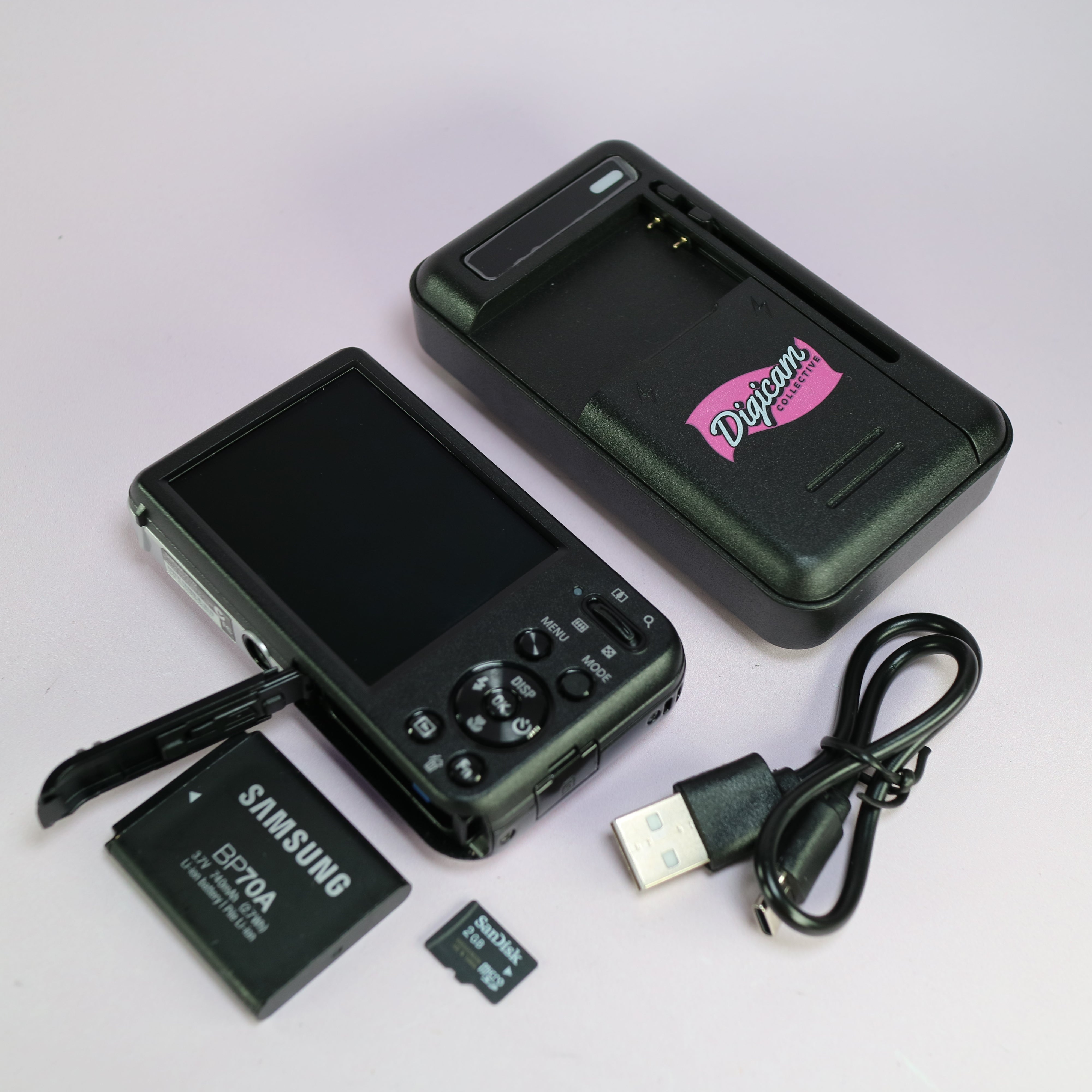 Samsung PL122 Selfie Screen 14.0MP CCD Compact Digital Camera